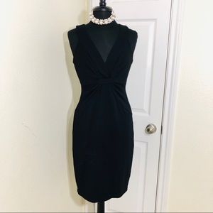 Bailey 44 | Black Midi V-Neck Sleeveless Dress M